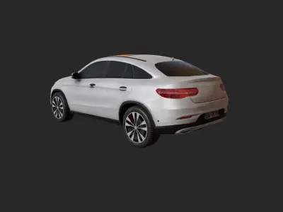 Low Poly Car 10 Low-poly 3D model