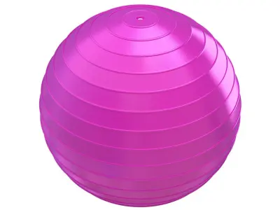 Yoga Ball Pink 3D model