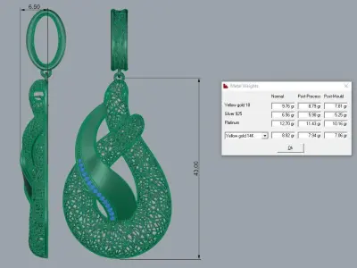 Ultra Vision Pendant  3D print model buy