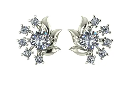 Earrings Luxury 3D print model