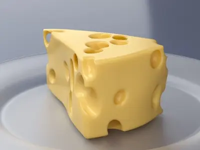 Cheese 3D model