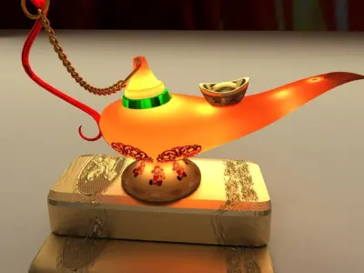 Magic Lamp 3D model
