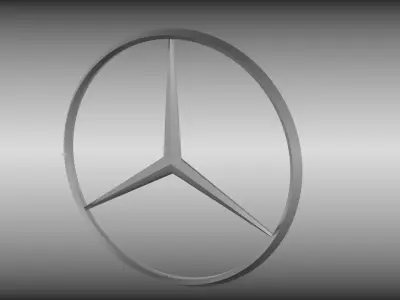 Mercedes logo 3D model