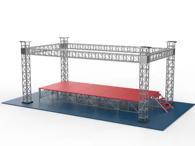 rigging Stage  3D model