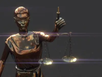 LADY JUSTICE  3D model