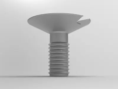 Screw Table 3D model