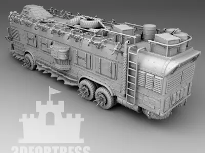 Bus survivors 3D print model