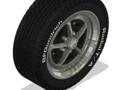 Magnum 500 plus Tires 3D print model