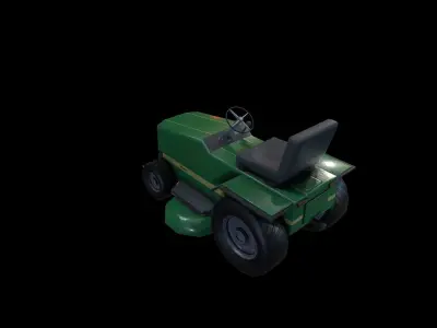 Mower Tractor - Gest Low-poly 3D model