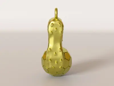 Football Boot and Ball Pendant Necklace  3D Print Model 3D print model