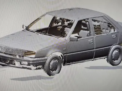 Mitsubishi Lancer C12 1988 3D model