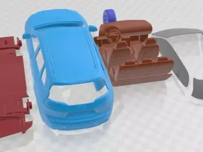 Jeep Cherokee 2019 Printable Car 3D print model