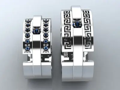 ring set 50 collection1  3D print model