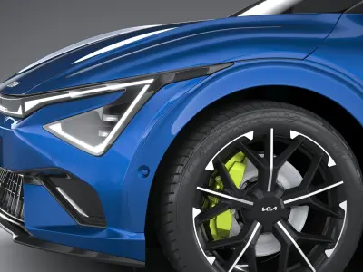 Kia EV6 GT 2025 3D model