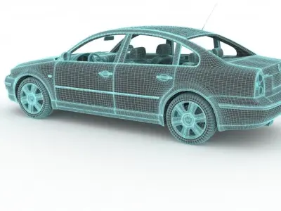 Volkswagen Passat 2009 3D model