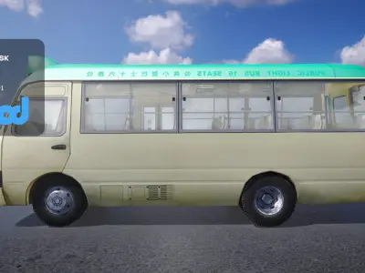 HK Van Left-hand drive 001 3D model