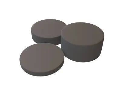 Display Pedestal v1 002 Low-poly 3D model