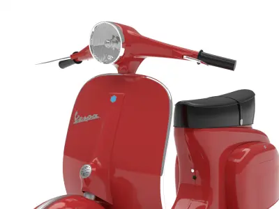 Vespa 125 1967 3d model 3D model
