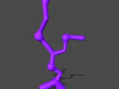 Strange line things pack Low-poly 3D model