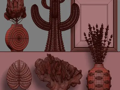 Decor Set 90 3D model