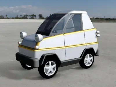 Box Car Free 3D model