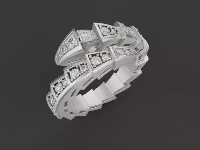 Serpent Ring 54201 3D print model