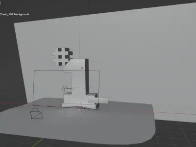 Smitty Werben Manjensen Tombstone from Spongebob Free low-poly 3D model