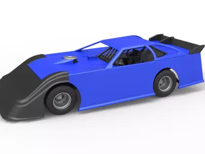 Super Dirt Late model Scale 1 to 25 3D print model
