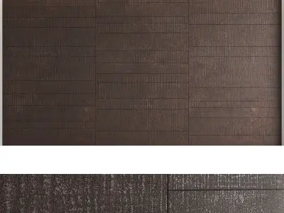 Decorative wall panels set 31 3D model