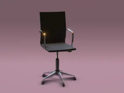 Office Chair Low-poly 3D model