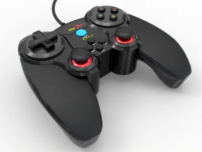 GAME JOYSTIC Low-poly 3D model