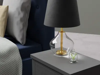 Bedroom furniture set vol 1 3D model