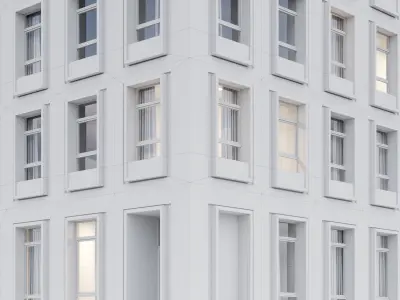 Modern building 2 3D model