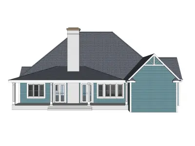 Mediterranean Style House-07 -Archimple LLC 3D model