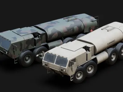 US Military Vehicles 3D Model Pack