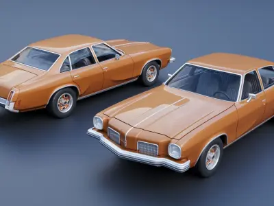 Oldsmobile Cutlass Salon 1973 3D print model