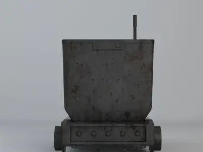 Mine Cart 3D model