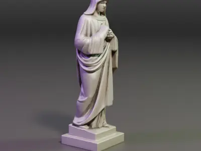 religious statue 3D model