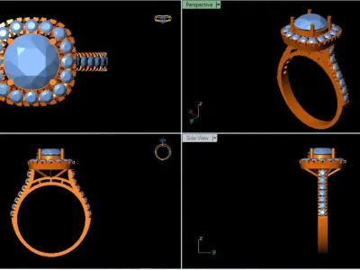  demand ring 3D print model