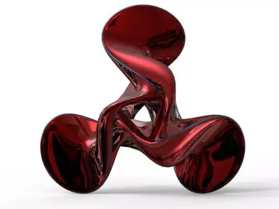 geometric modern art gm5 3D print model