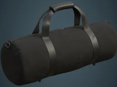 Gym Bag 1D Low-poly 3D model