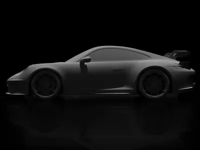 Porsche 911 992 GT3 3D model