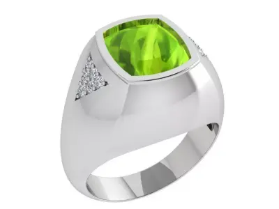 Cushion Band Ring 3529 3D print model