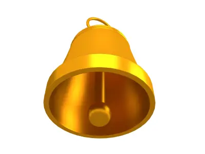 Bell v2 005 Low-poly 3D model