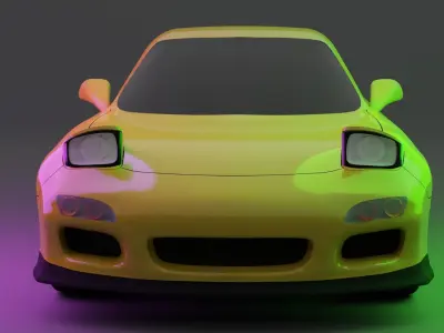 mazda rx7 3D model