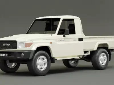 LAND CRUISER PICKUP - Beige Mica Metallic 3D model
