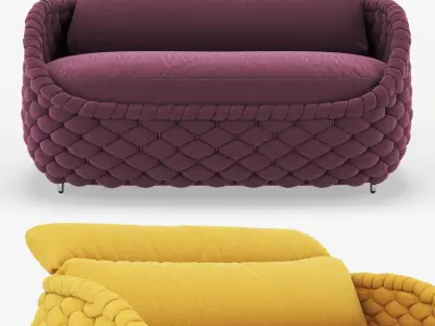 Rapunzel Kenneth Cobonpue Sofa 3D model