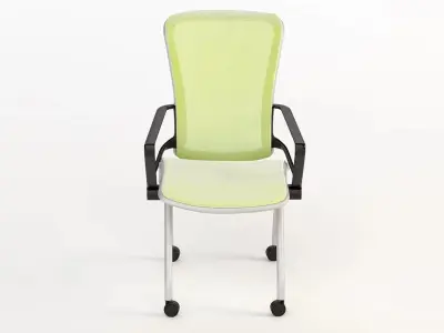 Lii Casters Armchair 3D model