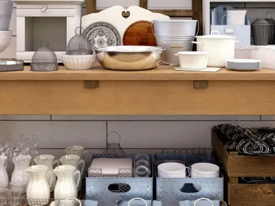 decorative set - 10 3D model