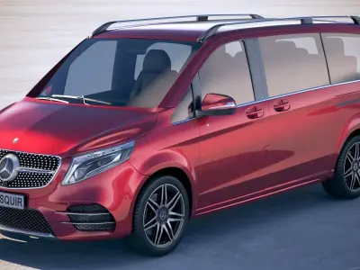 Mercedes-Benz V-Class AMG 2020 3D model